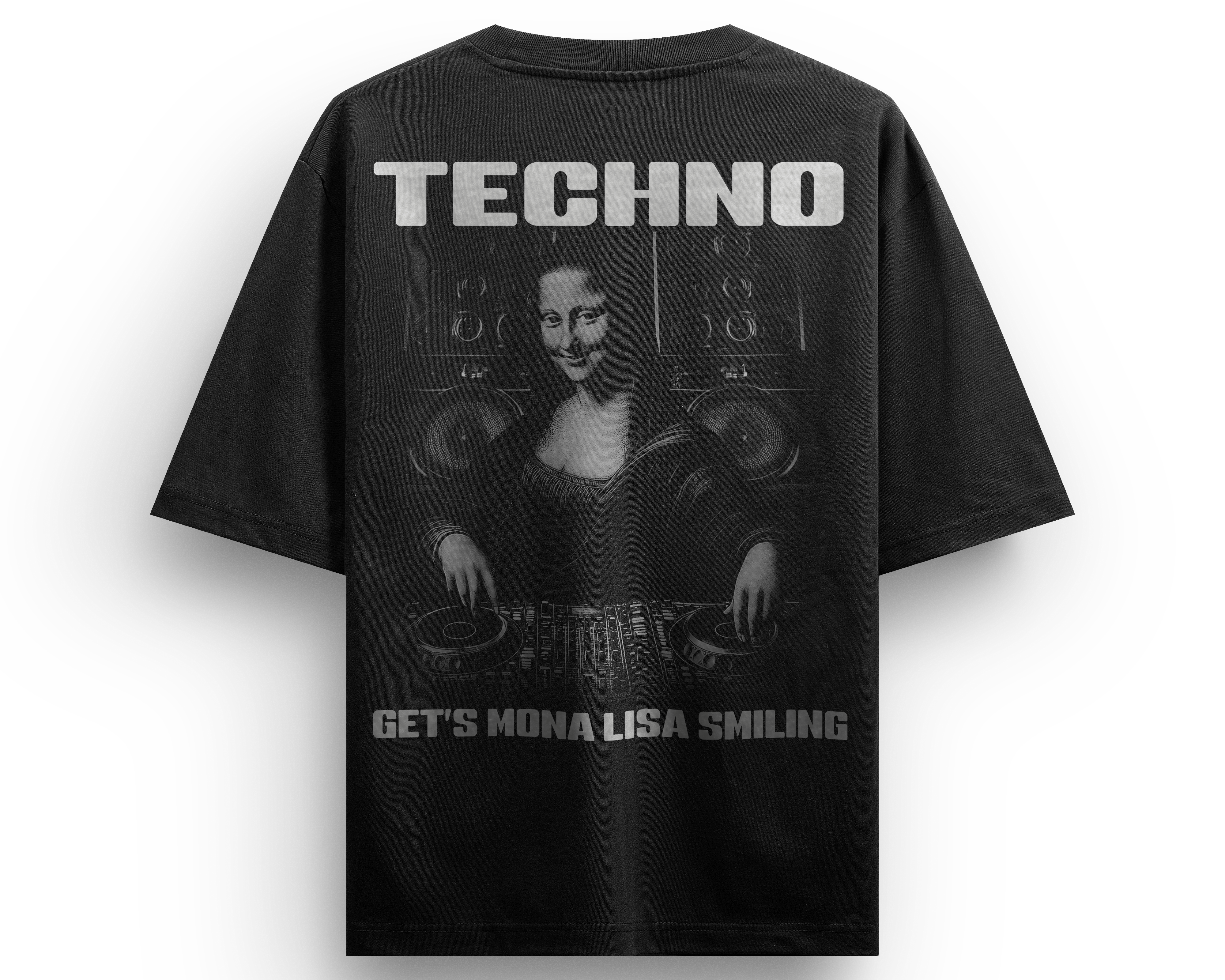 MONA LISA//Oversized T-shirt – Techno Cult