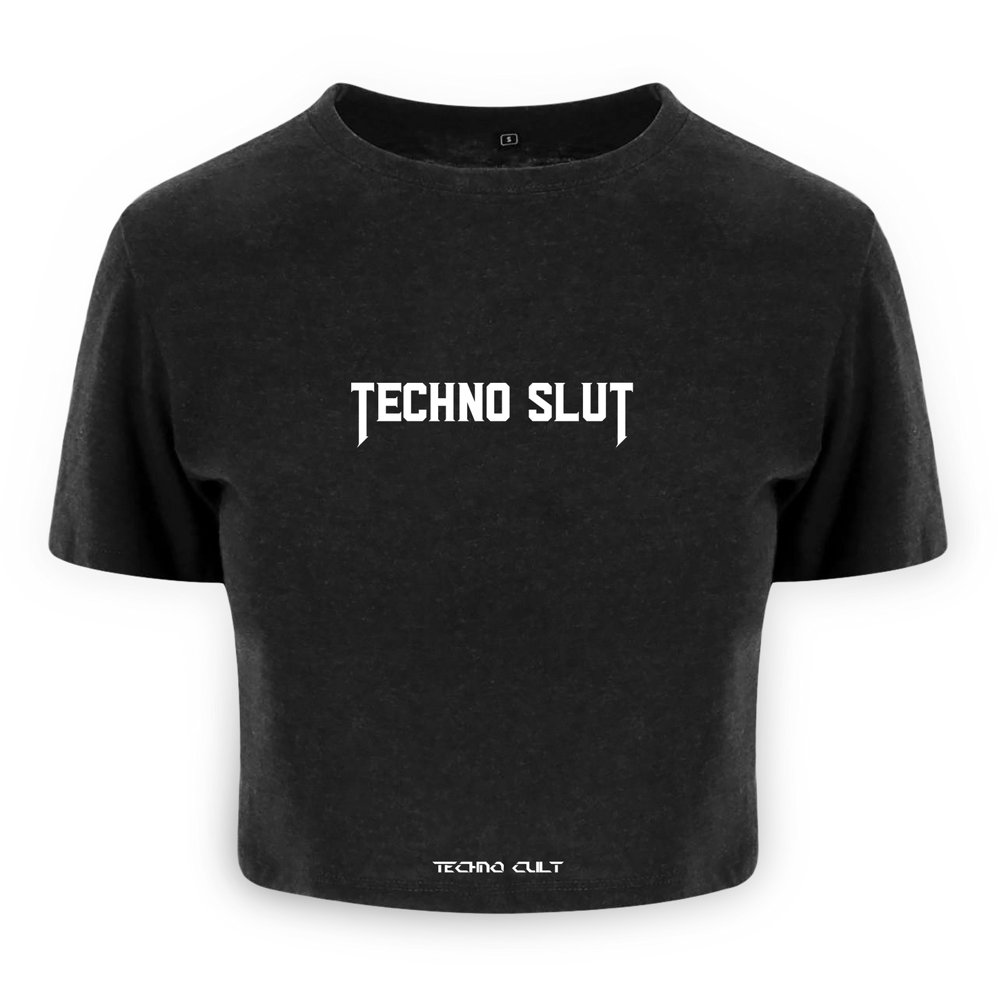 TECHNO SLUT//Cropped T-shirt
