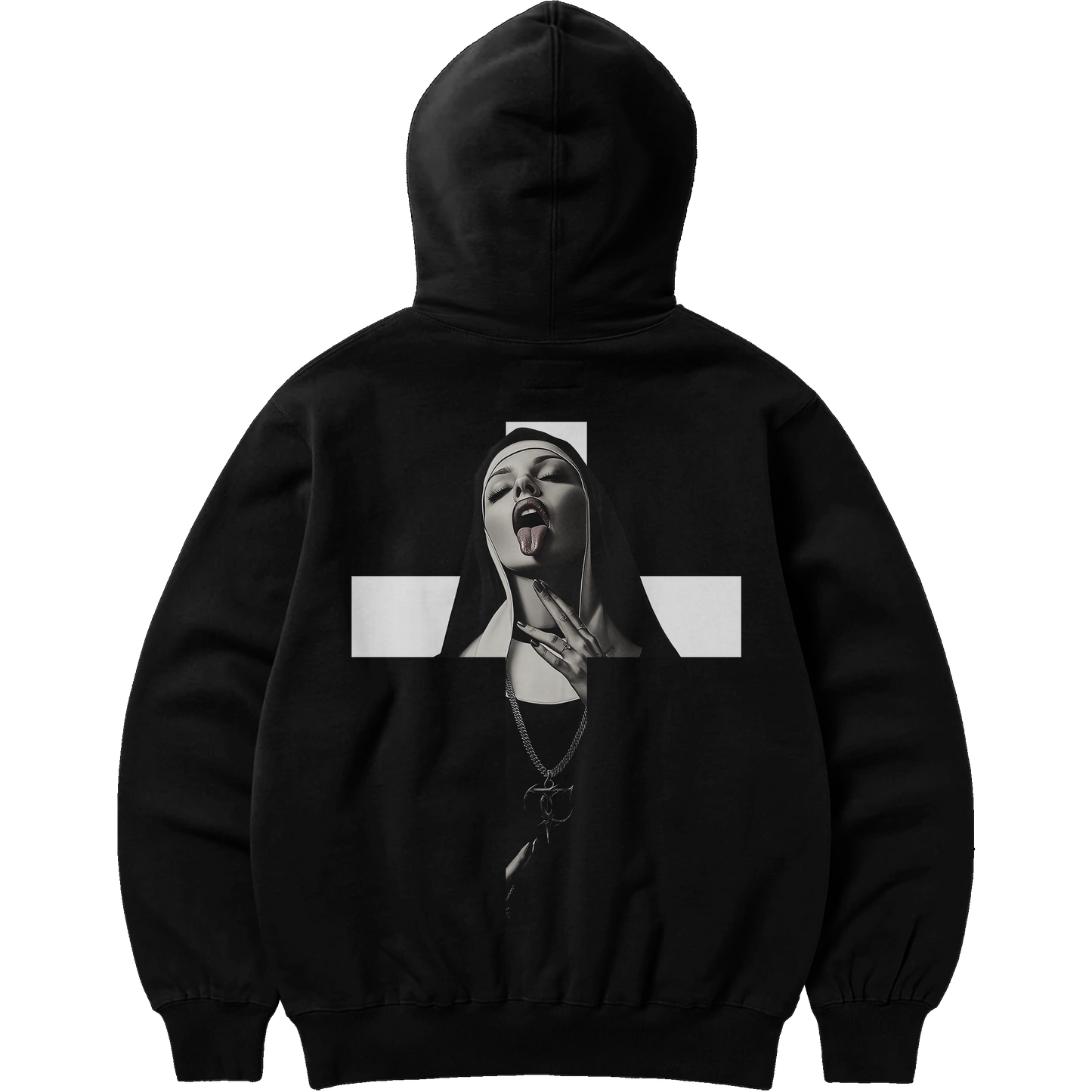 TECHNO NUN oversized hoodie