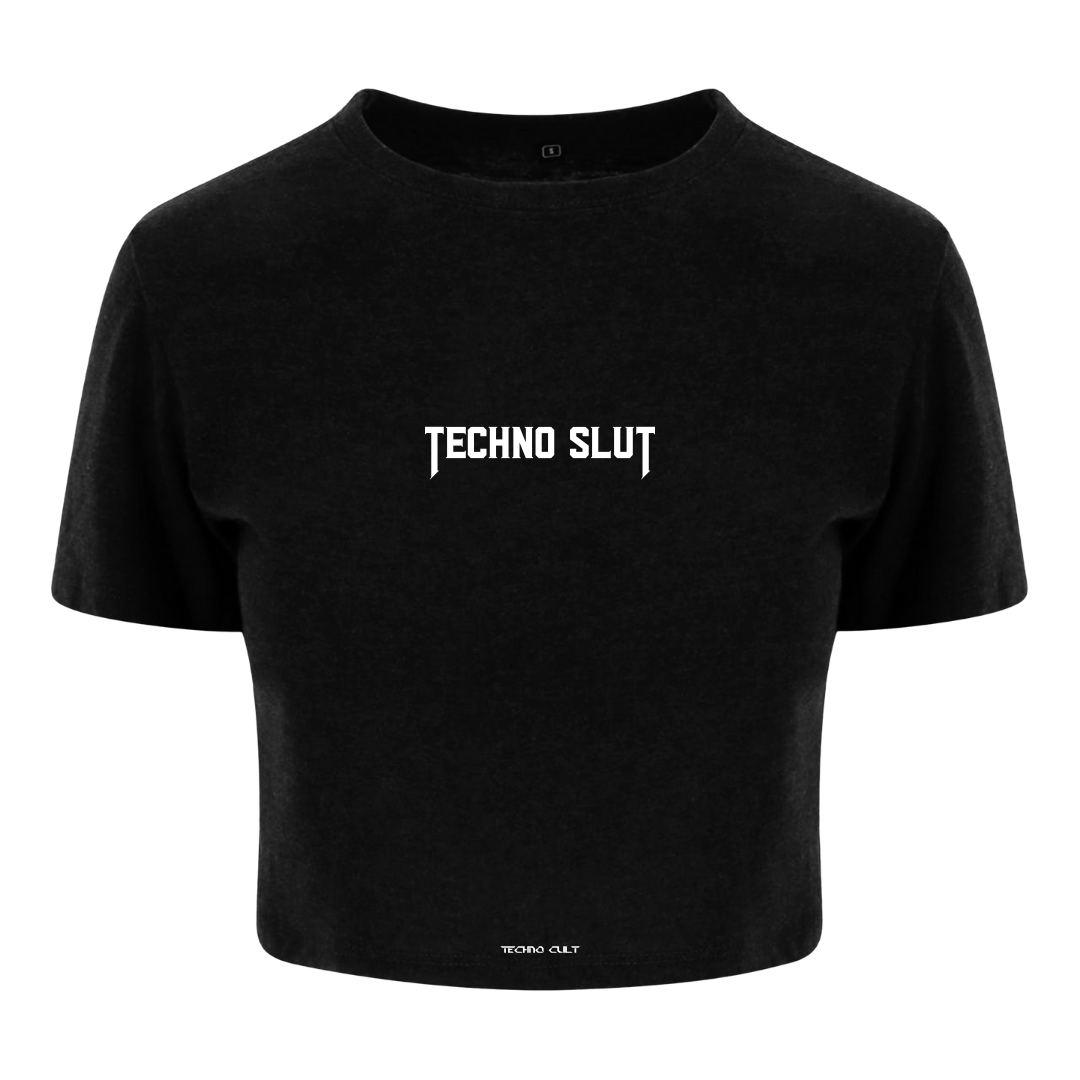 TECHNO SLUT CROPPED T-SHIRT