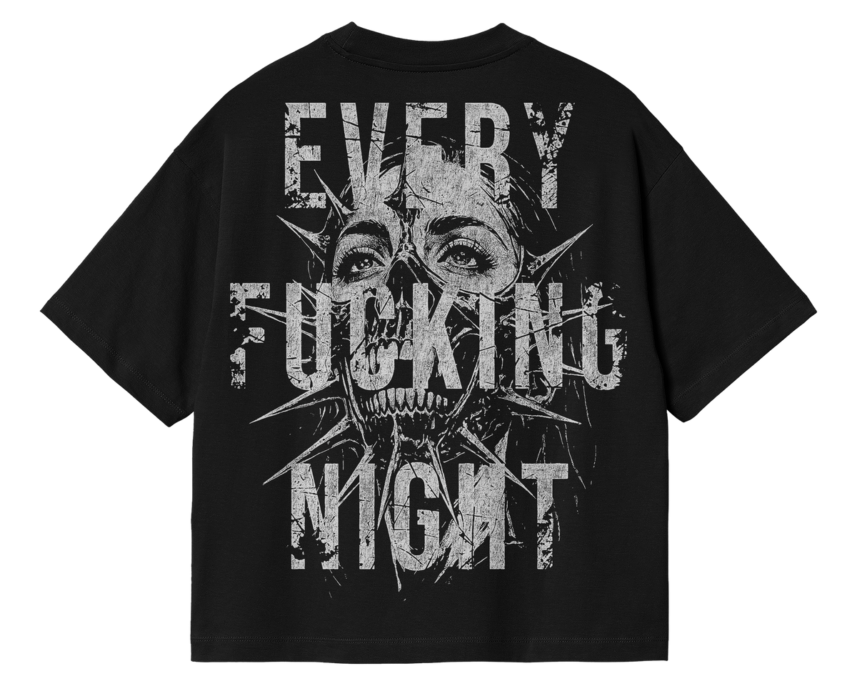 EVERY F NIGHT//Boxy T-shirt