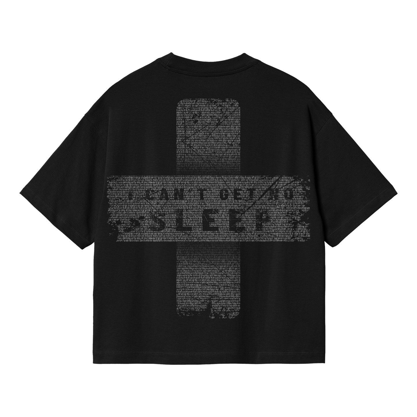 NO SLEEP//Boxy T-shirt