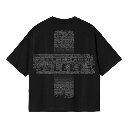 NO SLEEP//Boxy T-shirt