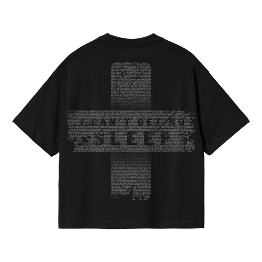 NO SLEEP//Boxy T-shirt