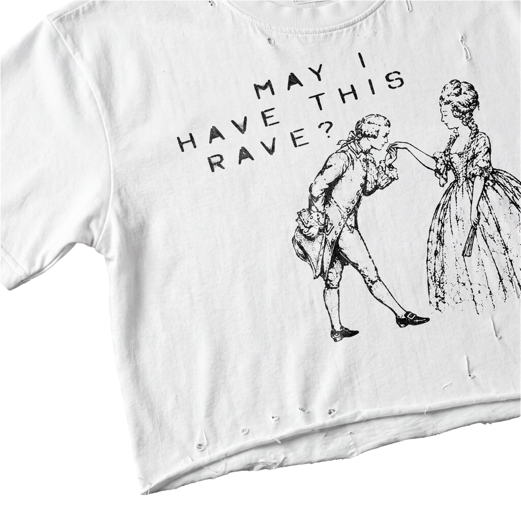 MAY I? // Distressed T-shirt