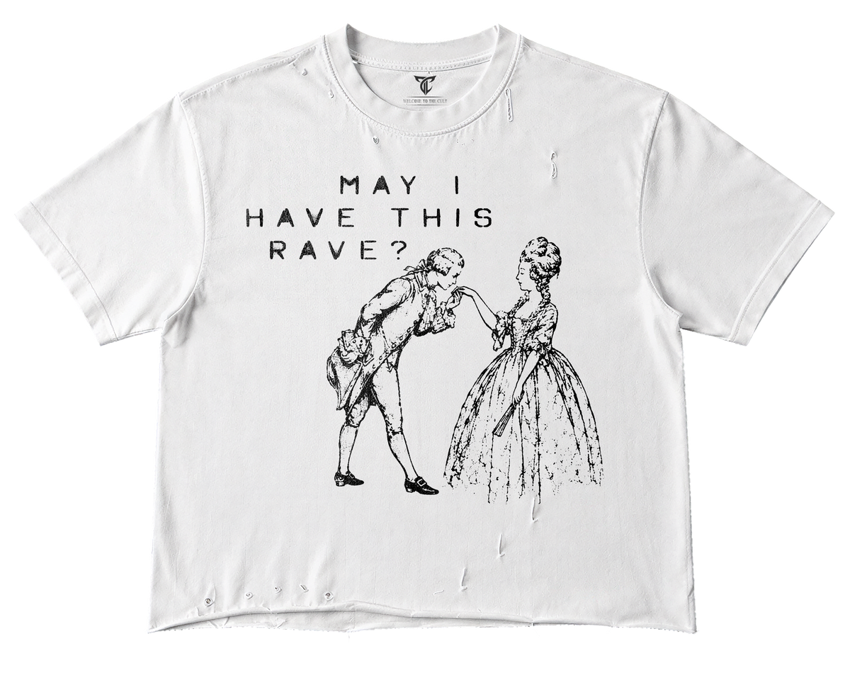 MAY I? // Distressed T-shirt