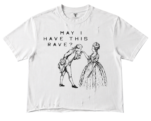 MAY I? // Distressed T-shirt