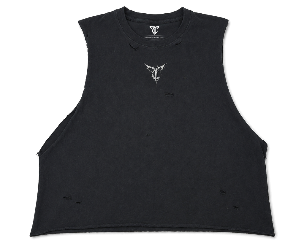 TC//Sleeveless cropped shirt