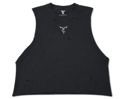 TC//Sleeveless cropped shirt