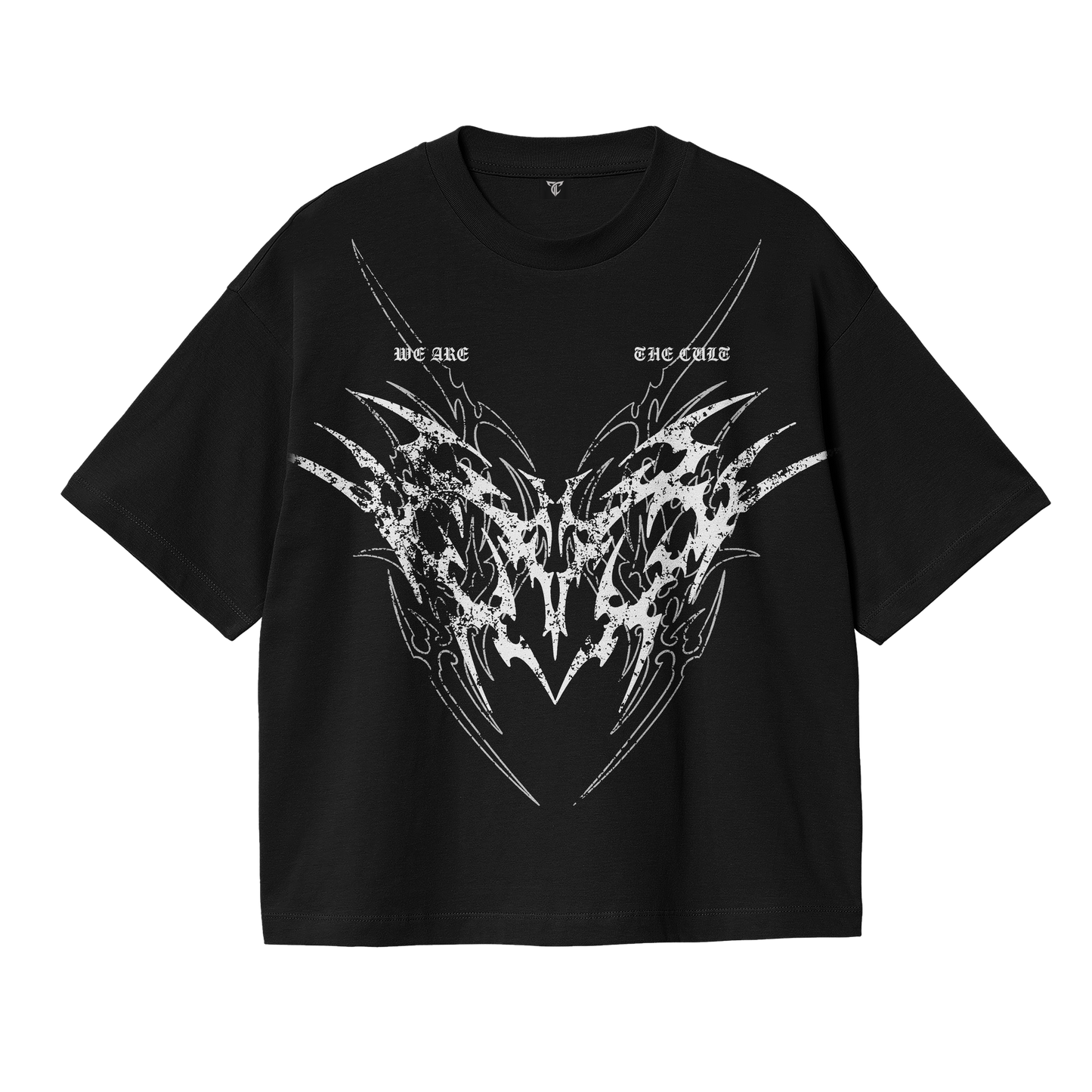 THE MAXTER//Cropped oversized T-shirt