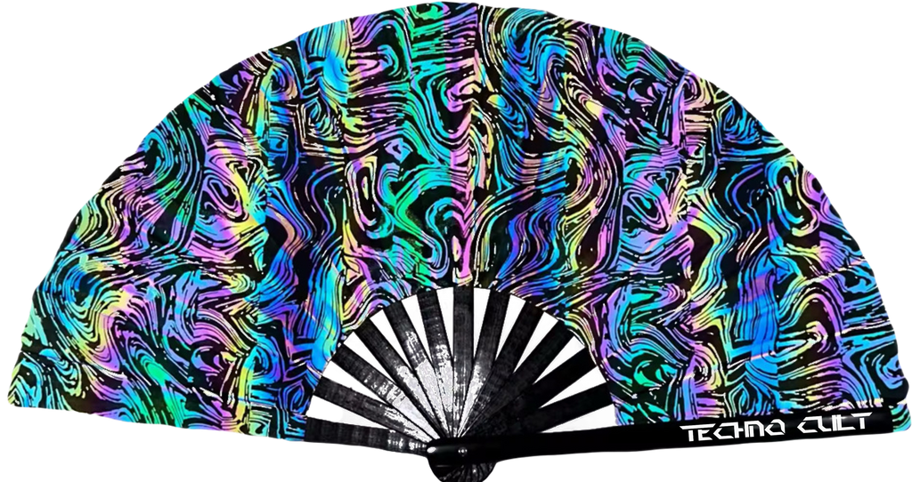 REFLECTIVE HAND FAN