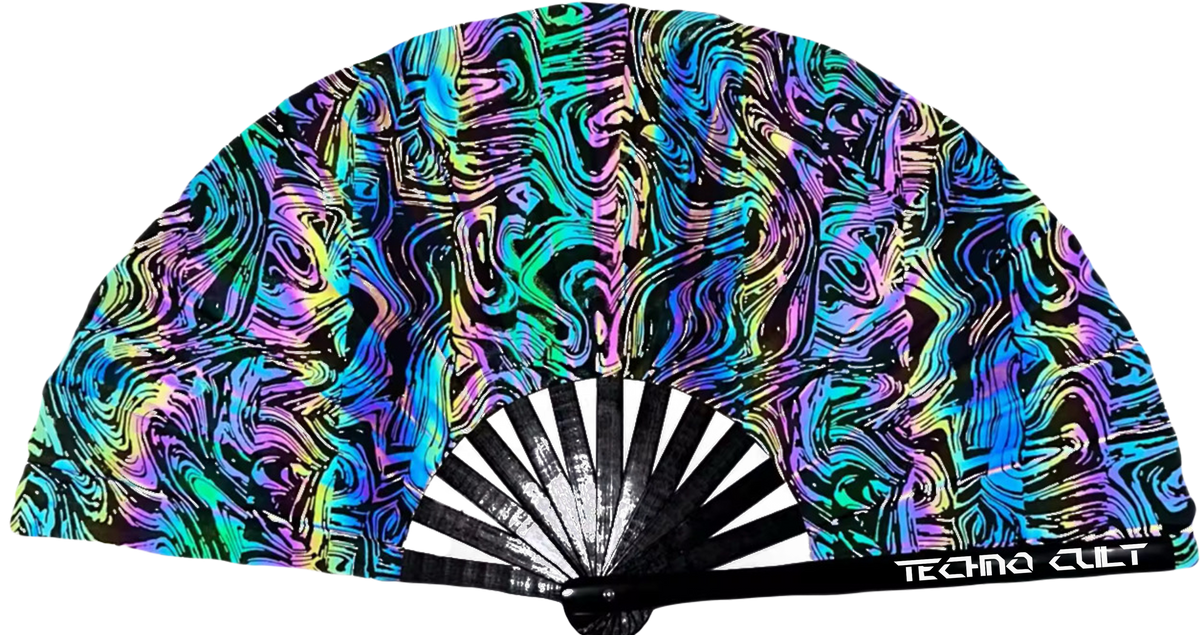 REFLECTIVE HAND FAN
