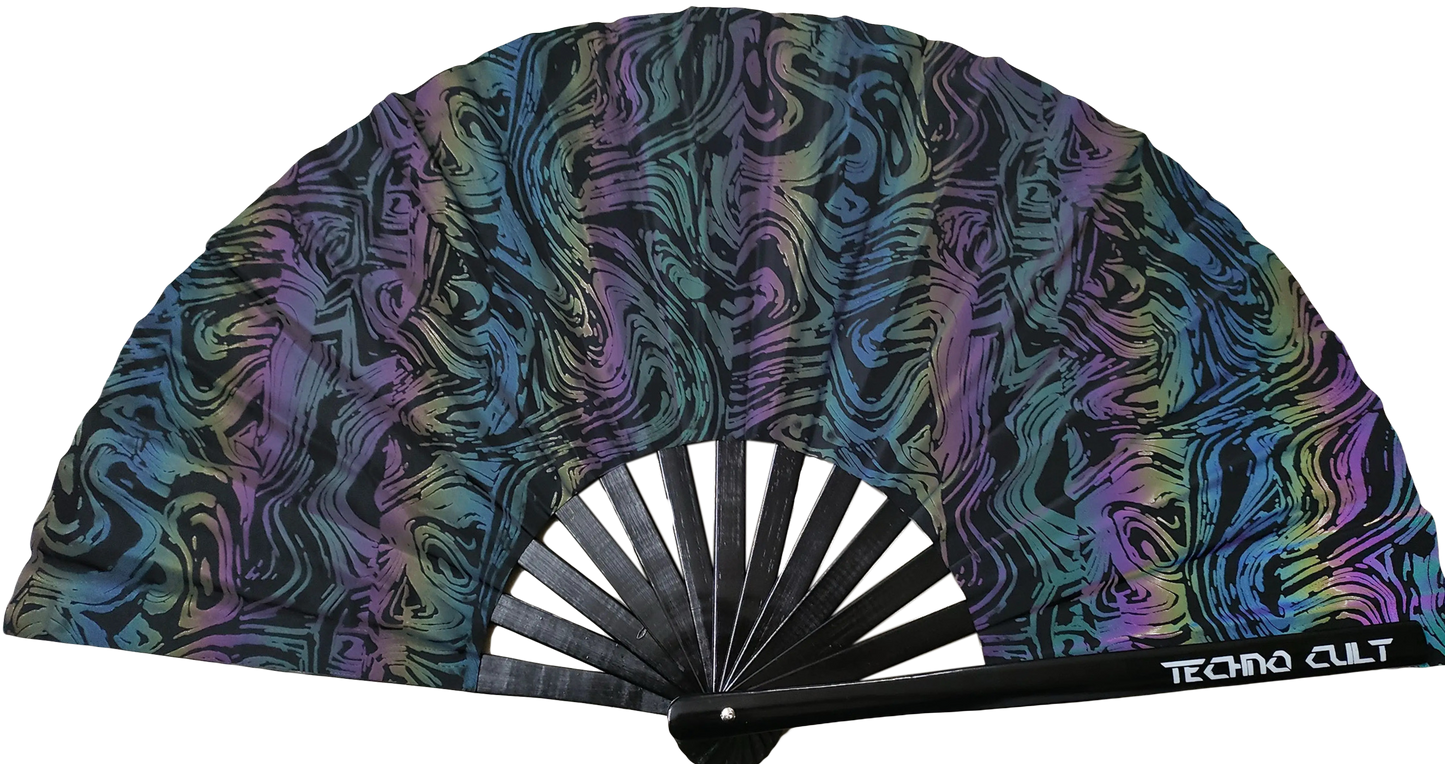 REFLECTIVE HAND FAN (large)