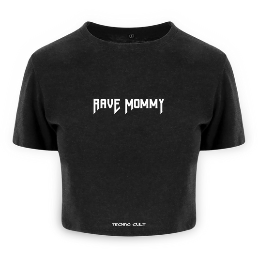 RAVE MOMMY//Cropped T-shirt