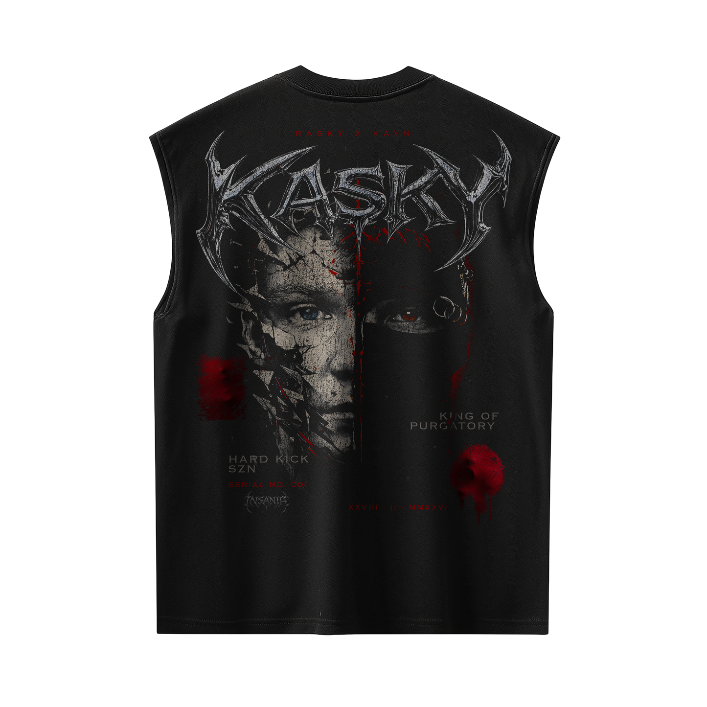 KASKY//Sleeveless T-shirt