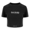 TECHNO//Cropped T-shirt
