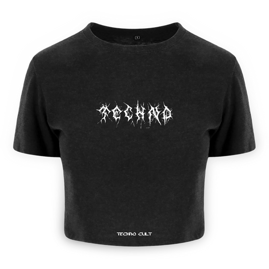TECHNO//Cropped T-shirt