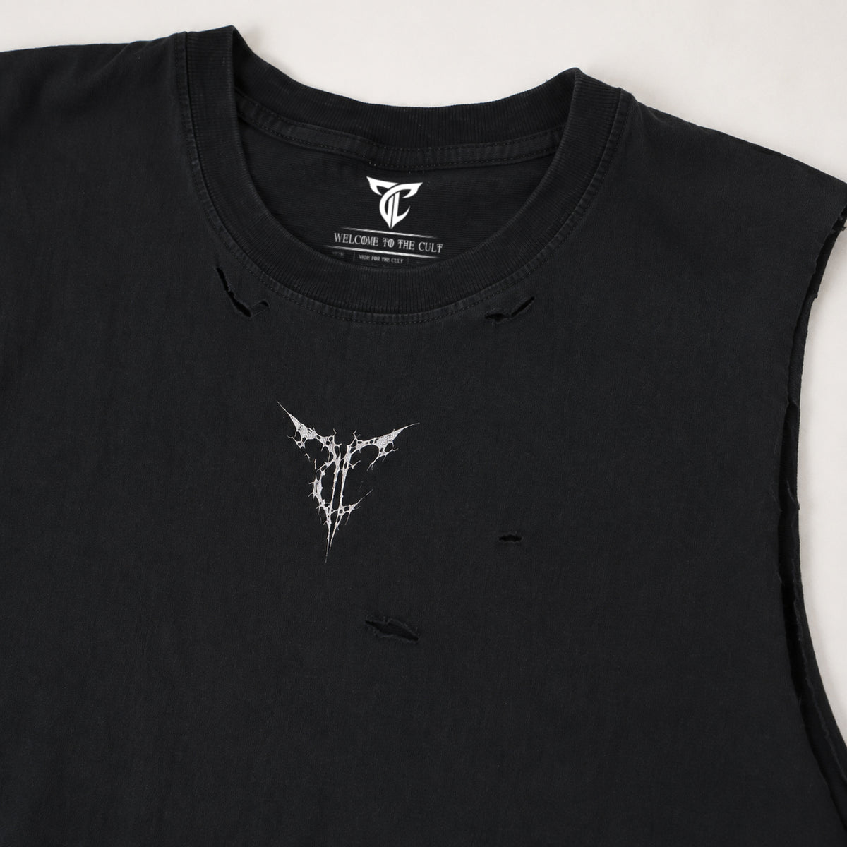 TC//Sleeveless cropped shirt