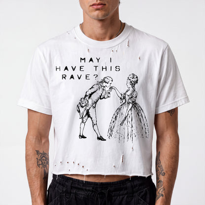 MAY I? // DISTRESSED T-shirt
