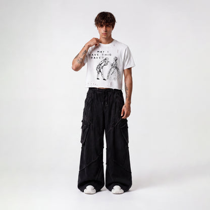 MAY I? // DISTRESSED T-shirt