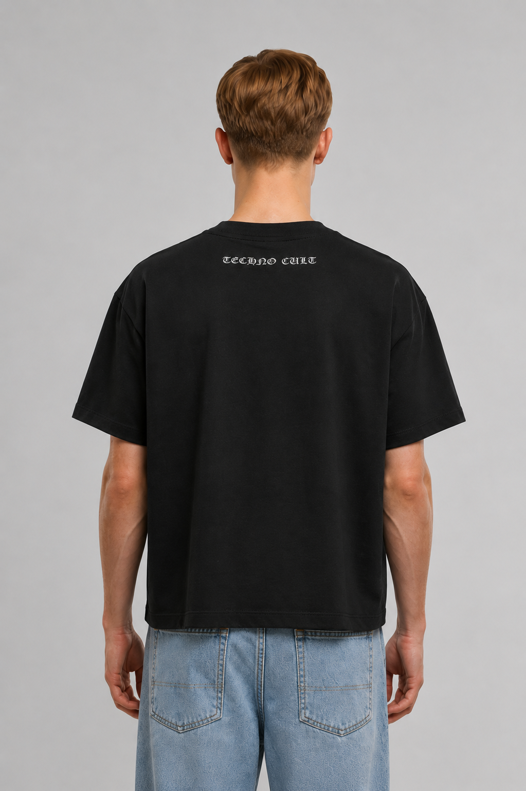 THE MAXTER//Cropped oversized T-shirt