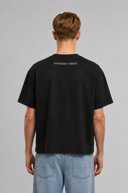 THE MAXTER//Cropped oversized T-shirt