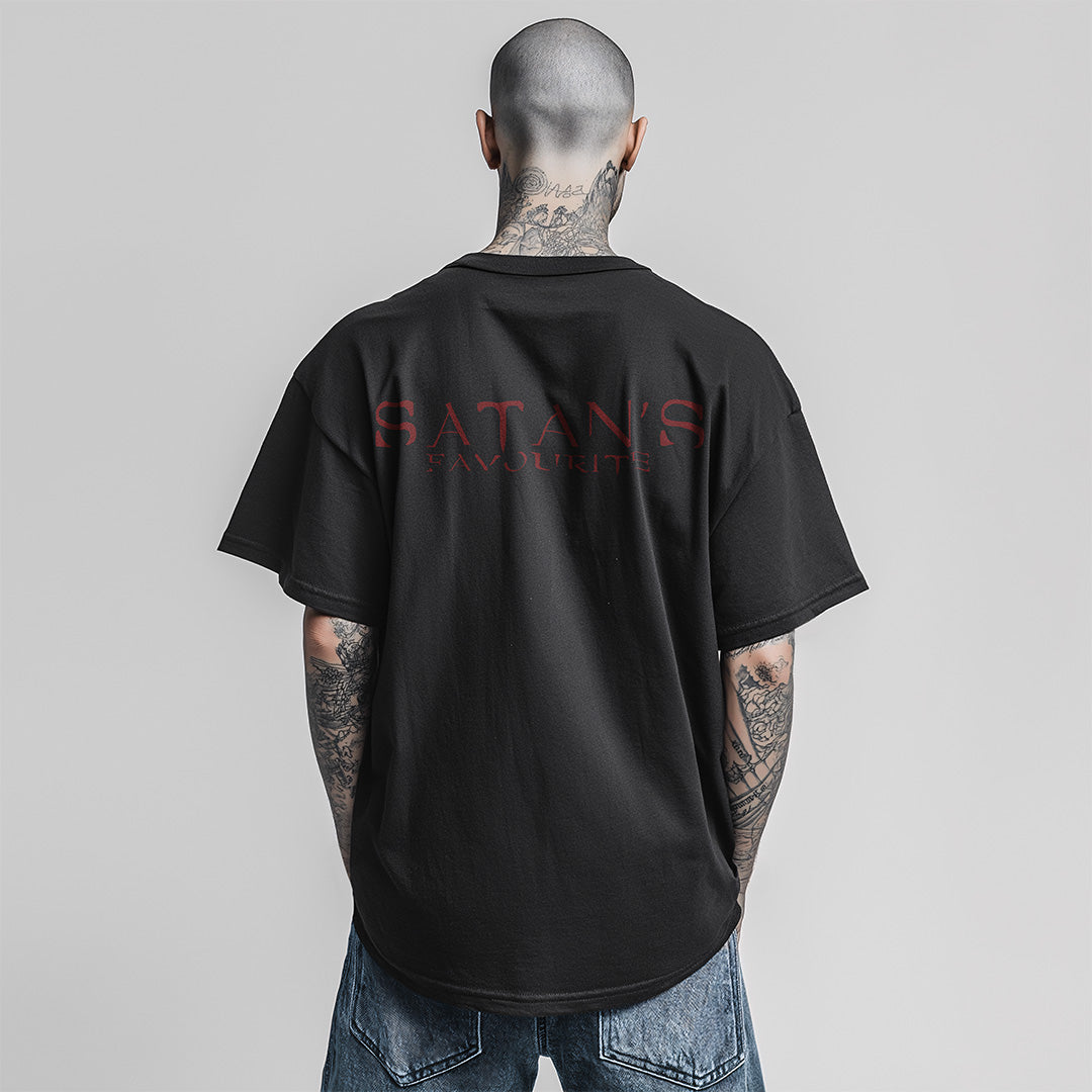 SATAN'S FAVURITE oversized t-shirt